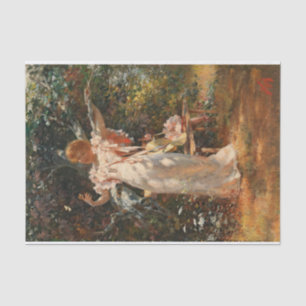 Met Butterflies spelen Alois Hans Schram Tissuepapier