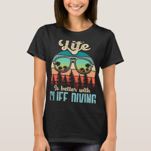 Met Cliff Diving Watersports Tombstoning T-shirt