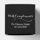 Met complimenten bedrijf goederen monster geschenk bedankdoosjes (Bovenkant)