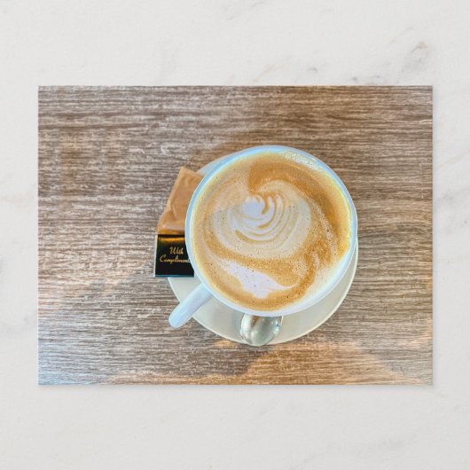 Met complimenten, café briefkaart (Voorkant)