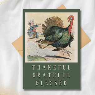 Met dank aan de Thanksgiving van de gezegende Brya Feestdagenkaart