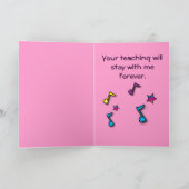 Met dank aan mijn pianoleraar bedankkaart (Binnen)