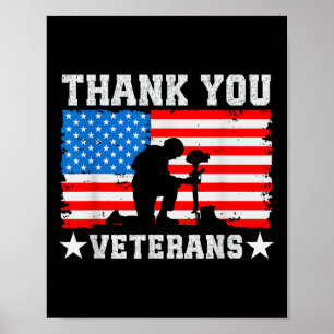 Met dank aan Veterans Day Memorial Day Patriotic M Poster