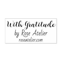 Met Dank Custom Zakelijke Winkel Naam & Website