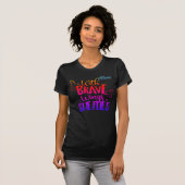 Met dappere vleugels voor dames t-shirt (Voorkant volledig)