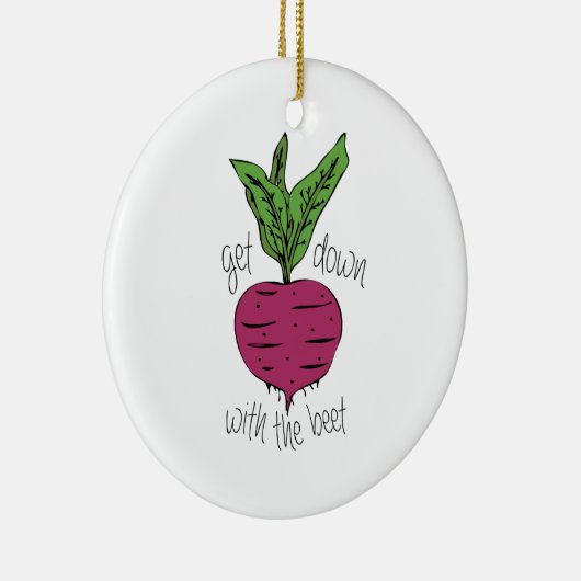 Met de biet keramisch ornament (Rechts)