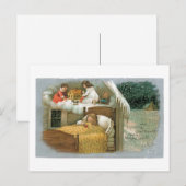 Met de Complimenten van Kerstmis Feestdagenkaart (Voorkant / Achterkant)