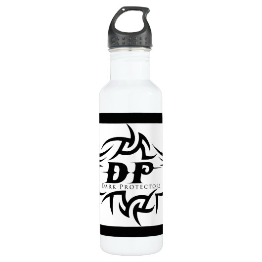met de Dark Protectors Logo Waterfles (Voorkant)