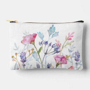 Met de hand geïllustreerde bloemen etui