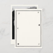 Met de hand geïllustreerde Champagne Toren Retro F Bedankkaart (Voorkant / Achterkant)