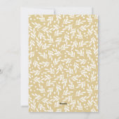 Met de hand-gelaten de Foto van de Bekleding van h Feestdagenkaart (Achterkant)