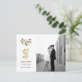 Met de hand geletterde harten | Het Briefkaart Dat (Staand voorkant)