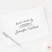met de hand gemaakt | Gepersonaliseerde Sticker (Envelop)