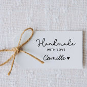 Met de hand gemaakt met liefde Modern script Minim Rubberstempel