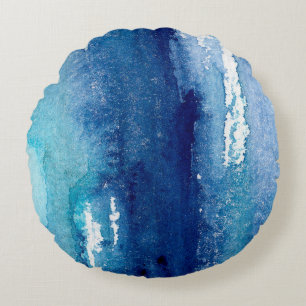 met de hand gemaakte abstracte achtergrond van sha rond kussen