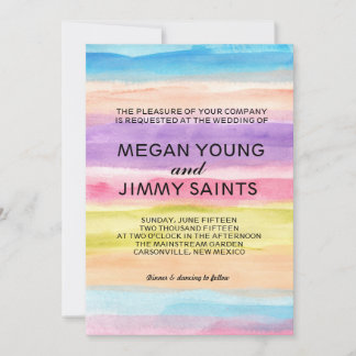 met de hand geschilde waterverf kaart