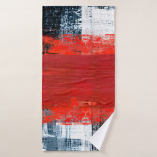 met de hand geschilderde abstracte achtergrond, ab badhanddoek
