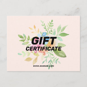 met de hand geschilderde bloemkool briefkaart