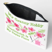 Met de hand geschilderde kersenbloesems G Naaldwer Etui (Open)