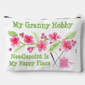 Met de hand geschilderde kersenbloesems G Naaldwer Etui (Achterkant)