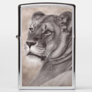 Met de hand geschilderde Leeuwin Wildlife Kunst