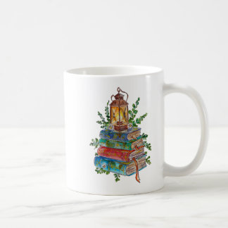 Met de hand geschilderde magische boeken Lantaarn  Koffiemok