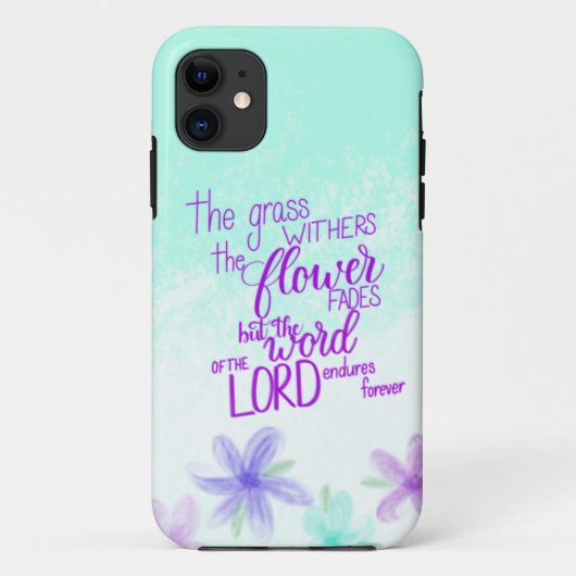 Met de hand geschreven Bijbelvers iPhone Hoes, Sch Case-Mate iPhone Case (Achterkant)