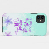 Met de hand geschreven Bijbelvers iPhone Hoes, Sch Case-Mate iPhone Case (Achterkant (horizontaal))