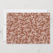 Met de hand geschreven Thankful Thanksgiving van d Feestdagenkaart (Achterkant)