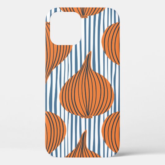 Met de hand getekend groentebehangselpapier voor u Case-Mate iPhone case (Achterkant)