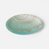 , met de hand getekend stamhout — elegant ontwerp papieren bordje (Gekanteld)