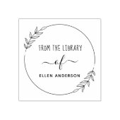 Met de hand getekende aangepaste naam uit de bibli rubberstempel (Afrduk)