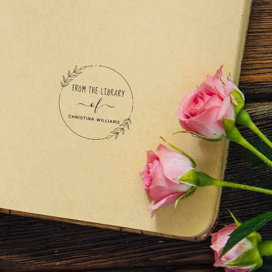 Met de hand getekende aangepaste naam uit de bibli rubberstempel