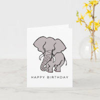Met de hand getekende Afrikaanse OLIFANT - Wilde d