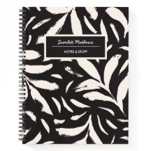 Met de hand getekende bladeren achter naadloze een