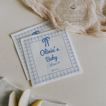Met de Hand Getekende Blauwe Gingham Strik Jongens