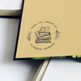 Met de hand getekende boeken laten aangepaste boek 	rubberstempel