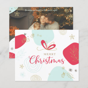 Met de hand getekende foto's, kerst en elegante ke
