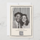 Met de hand getekende funky handschrift save the d date (Achterkant)