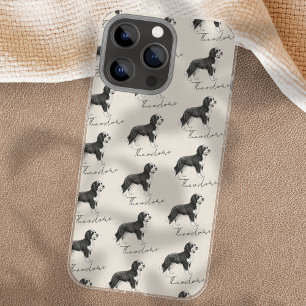 Met de hand getekende huisdierportret waterverf Do iPhone 16 Pro Max Hoesje