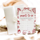 Met de Hand Getekende Italiaanse Babyborrel Hoe Ou Kaart