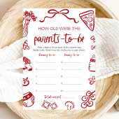 Met de Hand Getekende Italiaanse Babyborrel Hoe Ou Kaart