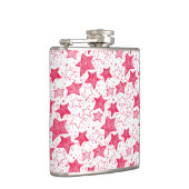 Met de hand getekende kerststerren heupfles (Rechts)