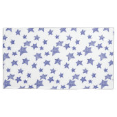 Met de hand getekende kerststerren kussensloop (Voorkant-Links)