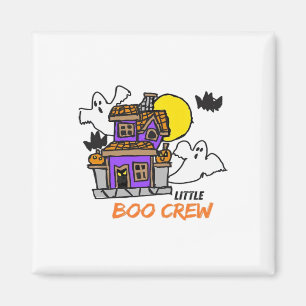 Met de Hand Getekende Little Boo Crew Halloween Magneet