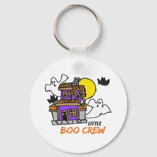 Met de Hand Getekende Little Boo Crew Halloween Sleutelhanger
