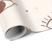 Met de hand getekende ogen Mystical Seamless Patte Cadeaupapier (Rol Hoek)