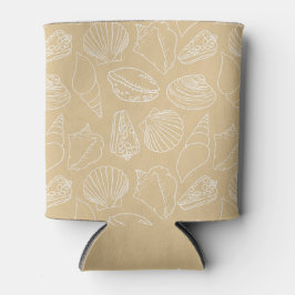 Met de hand getekende Sandy Shells Cooler