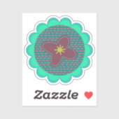 Met de hand getekende Sticker van vinyl, op maat g (Vel)