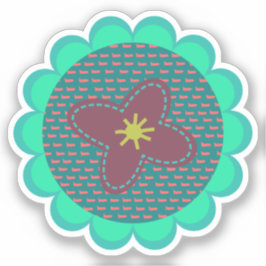 Met de hand getekende Sticker van vinyl, op maat g